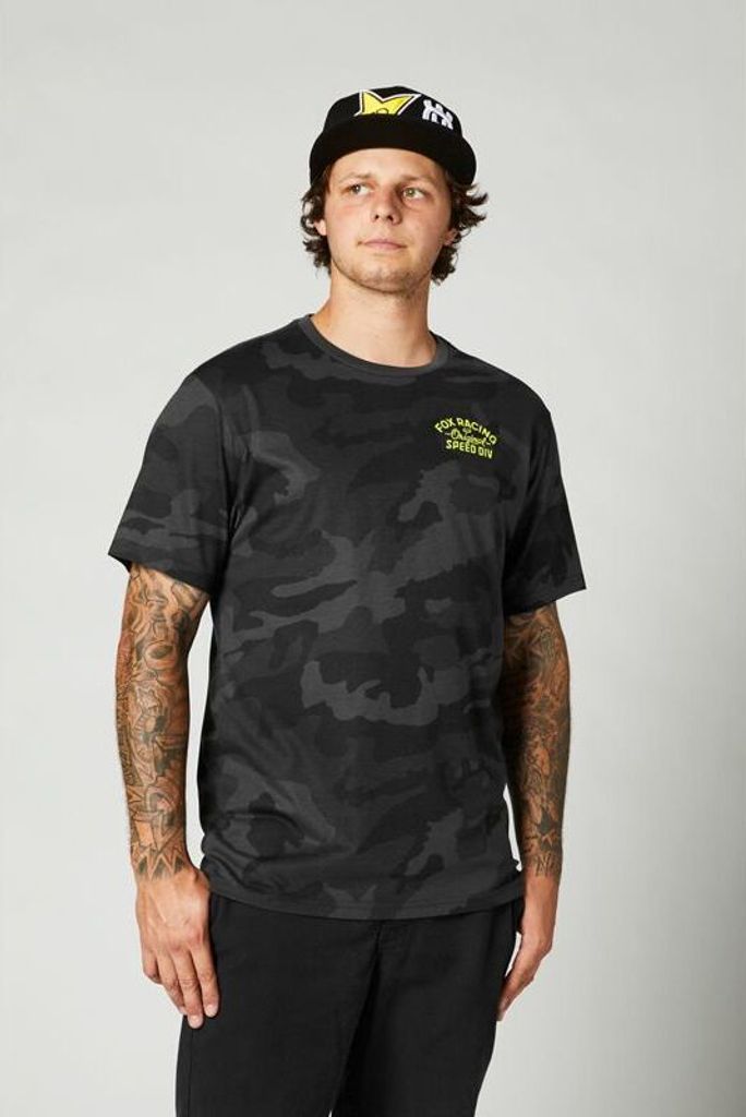 Fox OG SS Tech T-Shirt Camo/Schwarz M
