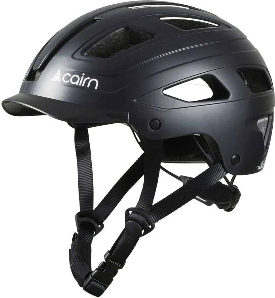 Casque urbain Cairn Clarke Noir L : Protection fiable contre les chocs