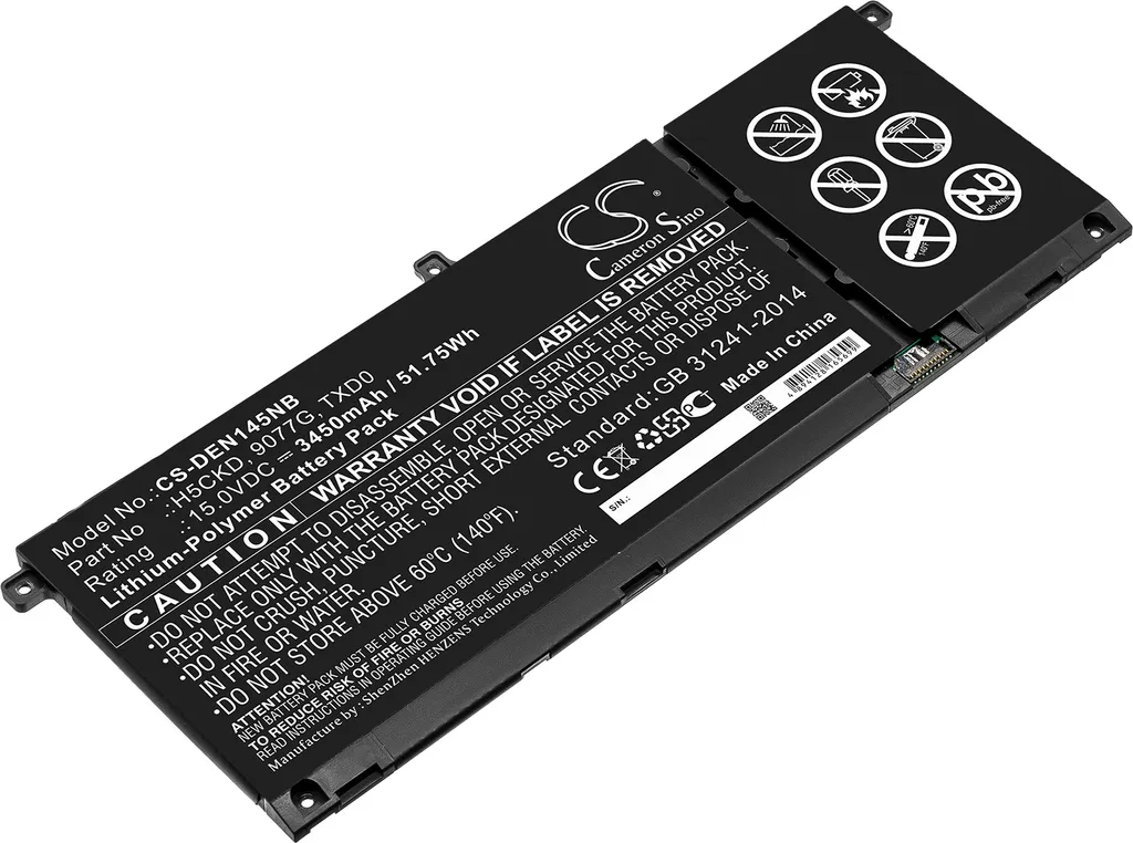 Batterie de Rechange pour PC Portable Dell Inspiron 15 5501 Haute Capacité