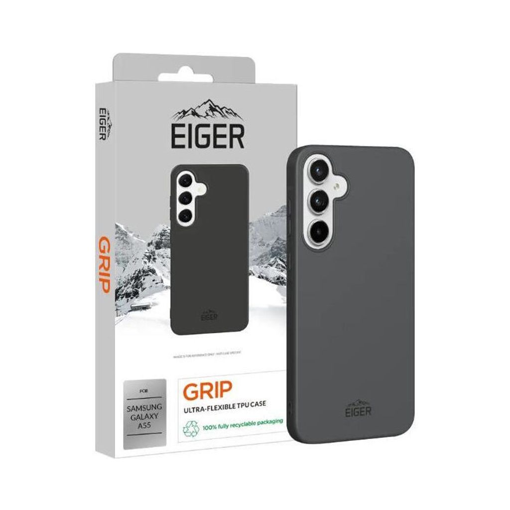 Eiger Grip Case Samsung A55 schwarz