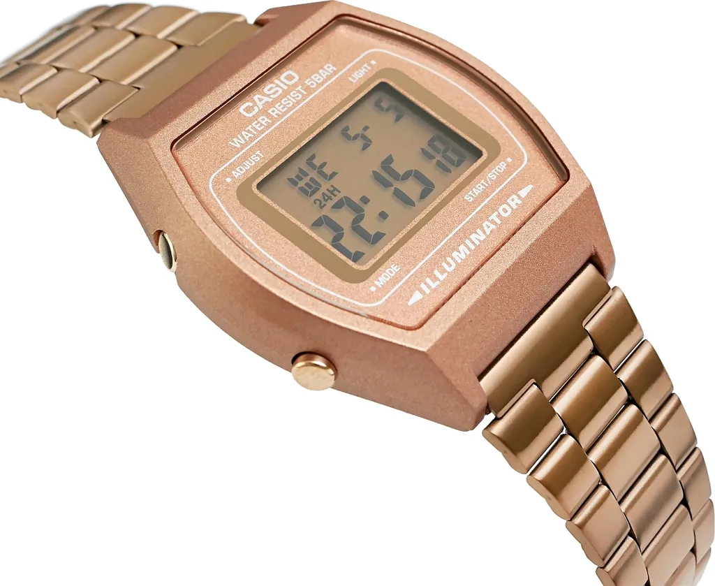 Casio B640WC-5AEF Orologio Digitale Unisex Oro Rosa - Collezione Vintage - 2