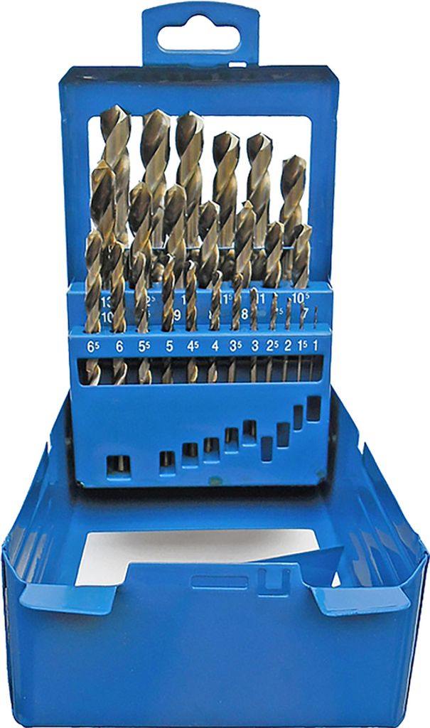 Makita 25-tlg. HSS-G Cobalt Bohrerset, 1–13 mm HSS-G Cobalt - Metall - 25 teilig