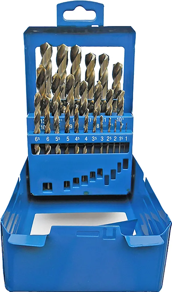 Mèches Cobalt HSS-G Makita 25 pièces : foret métal robuste de 1 à 13 mm