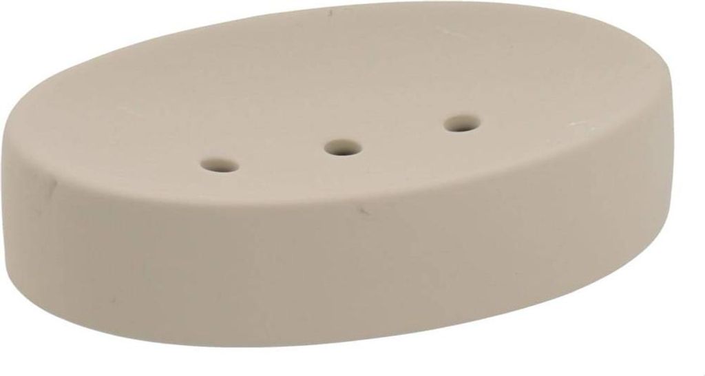 Seifenschale aus steinzeug mit rubbereffekt - beige - Tendance