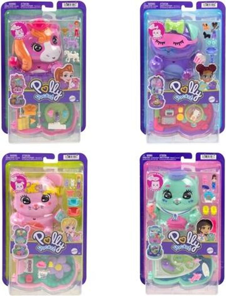 MATTEL Polly Pocket Set compatto di 4 tipi JFG56 Immagine del prodotto 