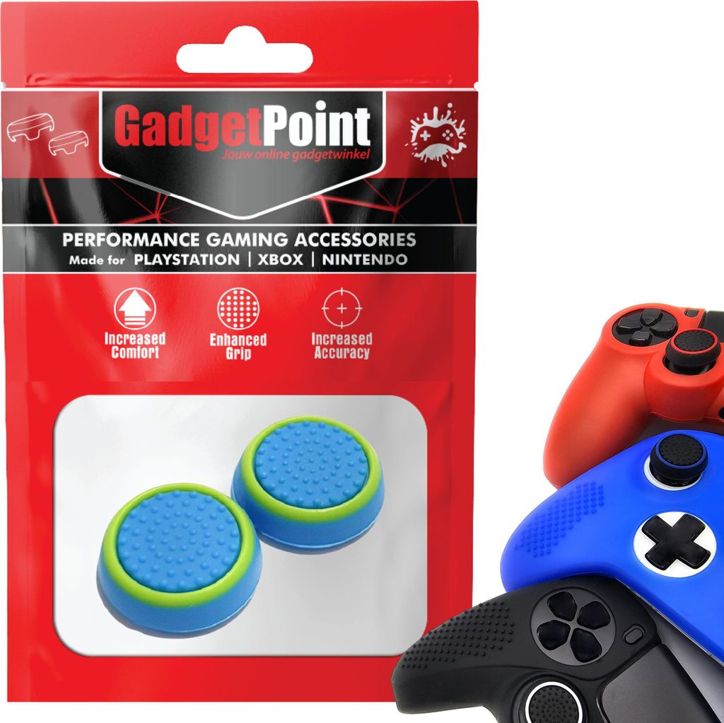 Thumbgrips - Thumb Grips voor PlayStation, PS5, Xbox X/S, One & Switch Pro Controller - Gaming Thumbgrips - Performance Anti-Slip Thumbsticks - Bes...