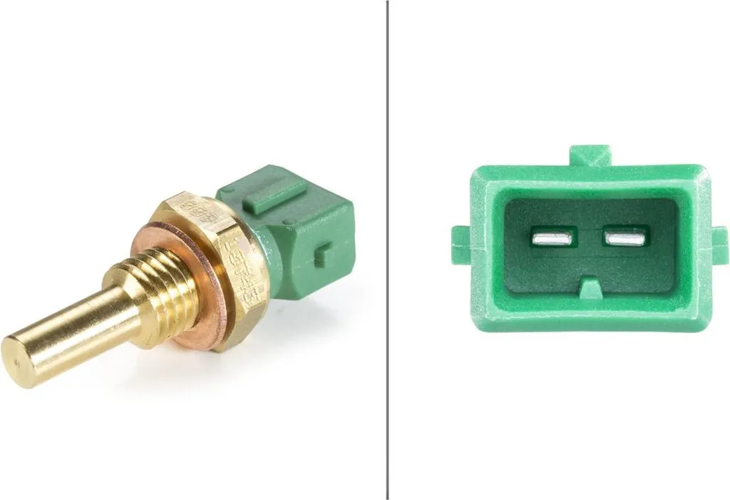 Sensore Liquido Raffreddamento HELLA 6PT 009 107-431 Verde 2 Pin - 4