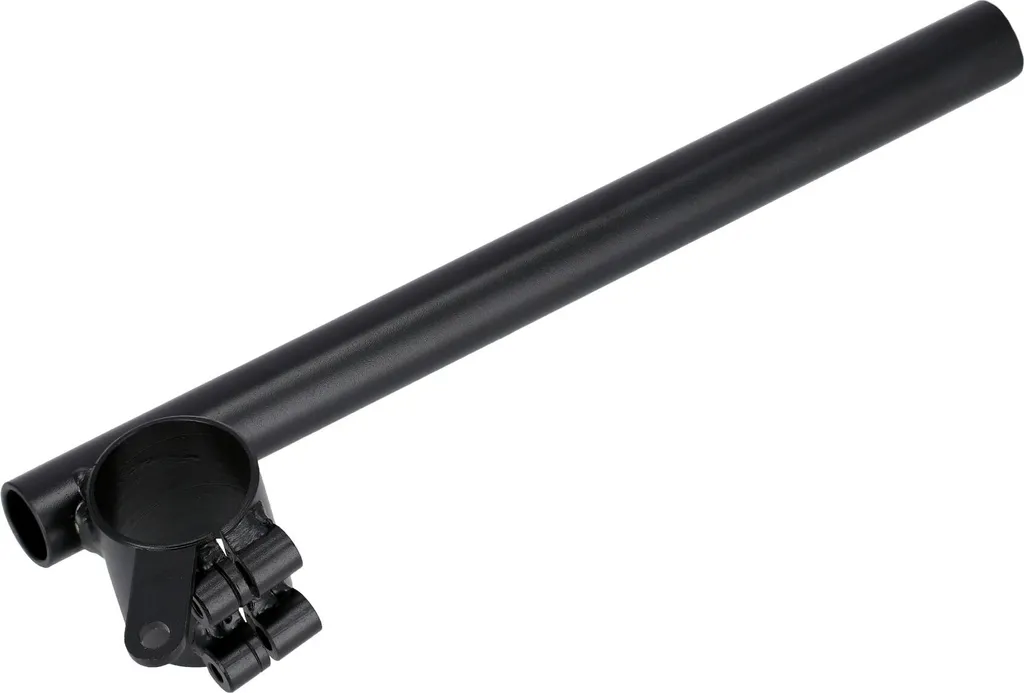 Guidon de moto Simson Schikra 125 - Guidon mi-droit avec revêtement noir