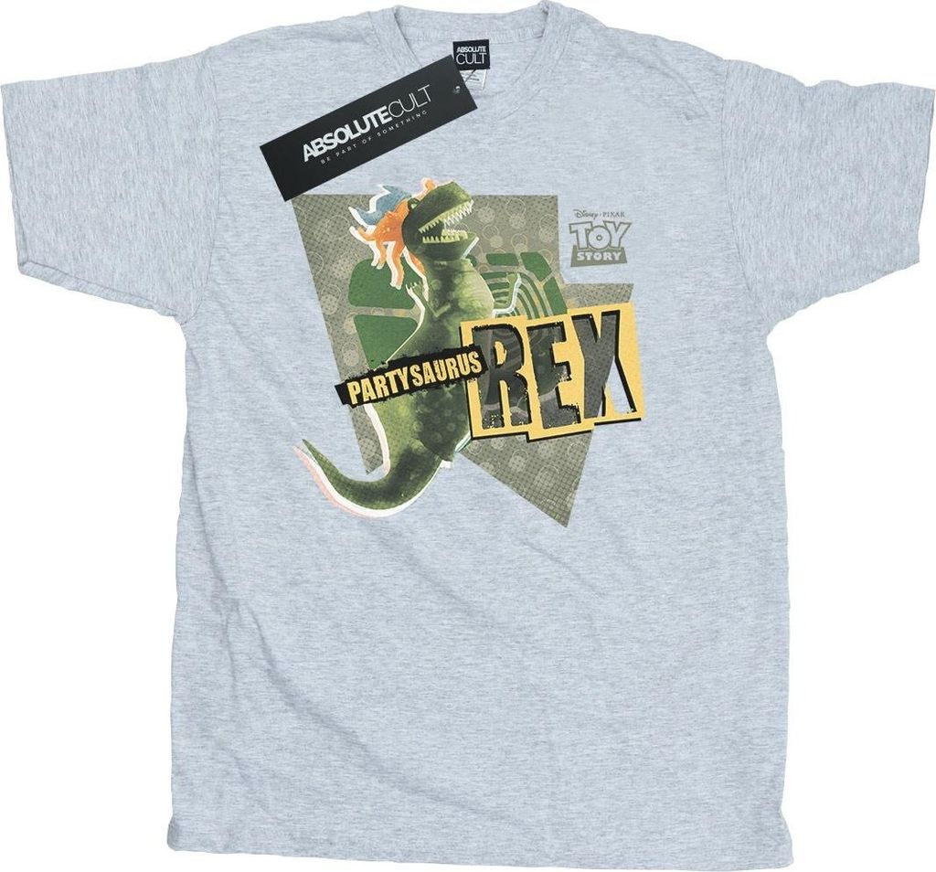 Disney - "Toy Story Partysaurus Rex" T-Shirt für Herren BI52209 (XL) (Grau meliert)