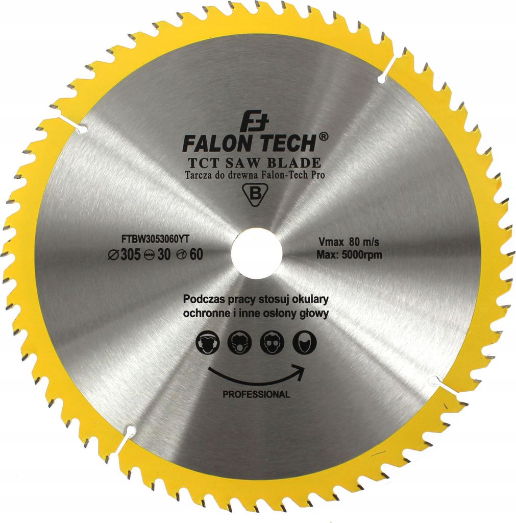 Hartmetallbestücktes Sägeblatt für Holz 305mm x 30mm 60T Produktbild 