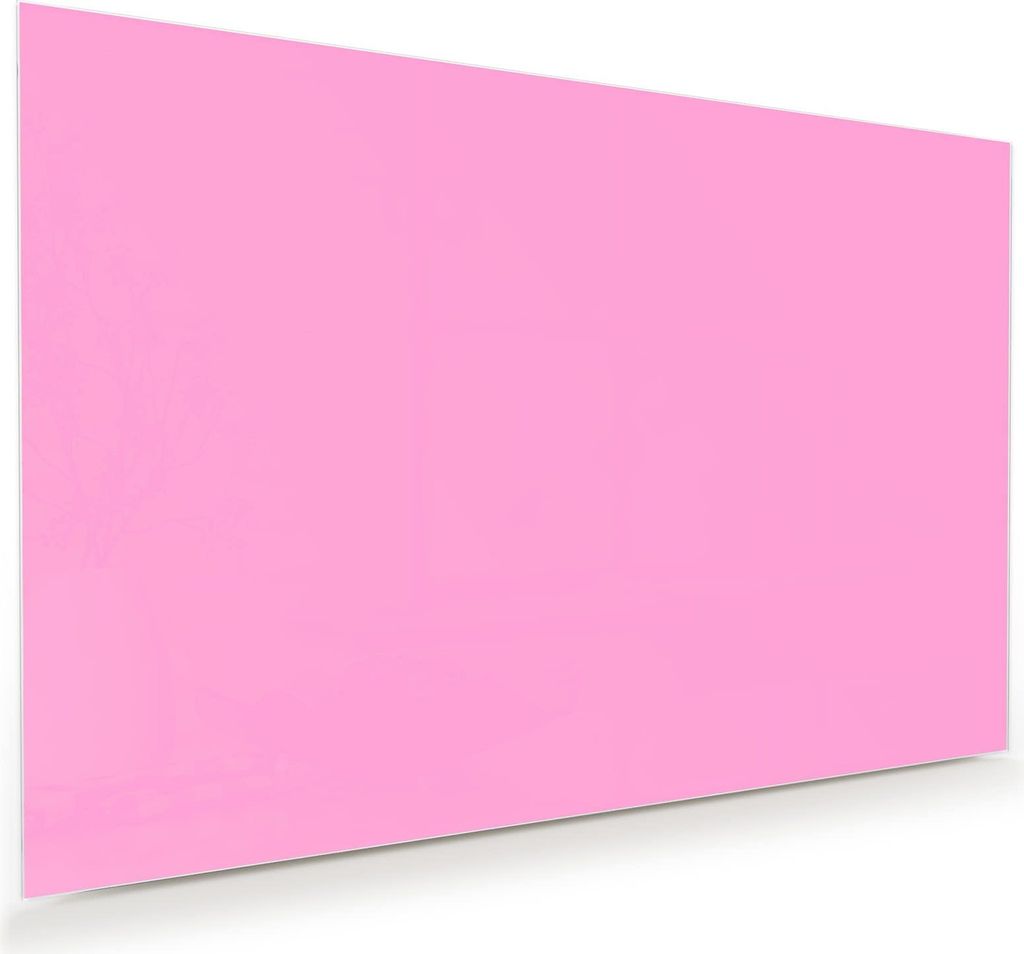 Glasbild 120x80cm in XXL für Wohnzimmer, Schlafzimmer Motiv Rosa Hintergrund