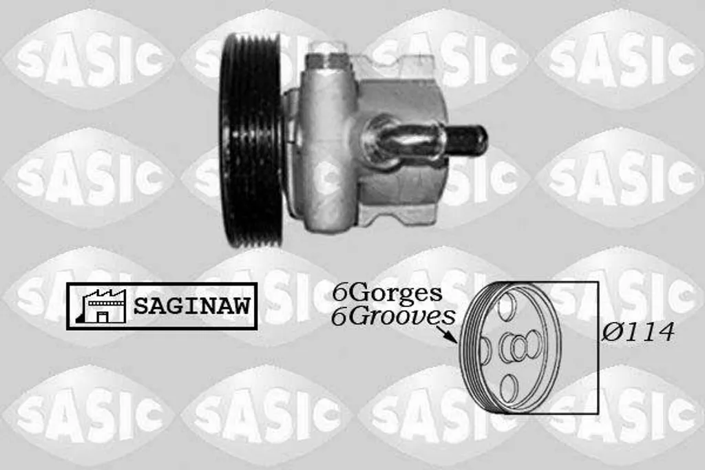 Pompe hydraulique direction SASIC 7070016 pour Partner et Berlingo OE