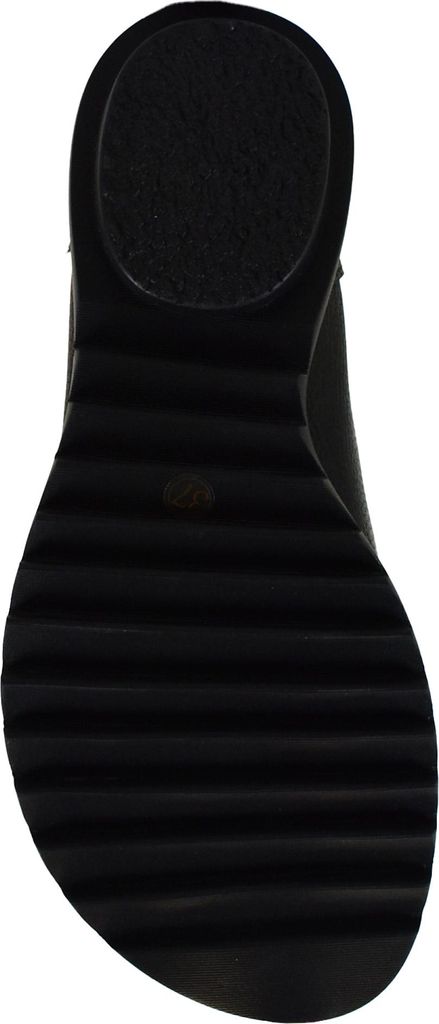 Laura Vita Damen Stiefelette flacher weicher Leder Schnürboot Cyrielle 12, Größe:38 EU, Farbe:Schwarz