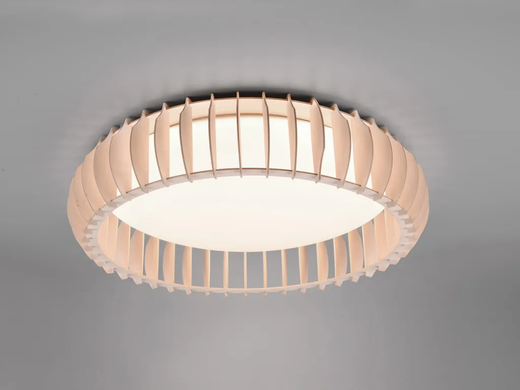 Plafonnier moderne à LED intégrées MONTE brun pour éclairage de salon - 6