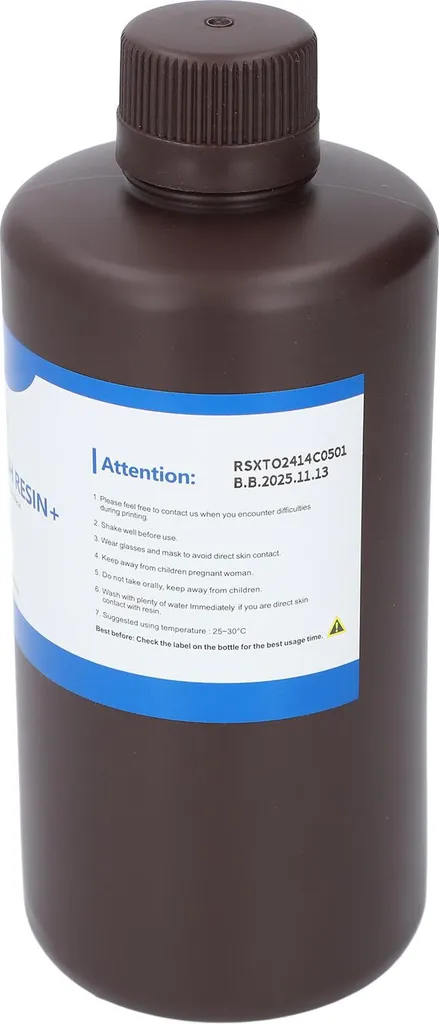Résine 3D lavable à l'eau castable haute résolution 80 Shore 1kg