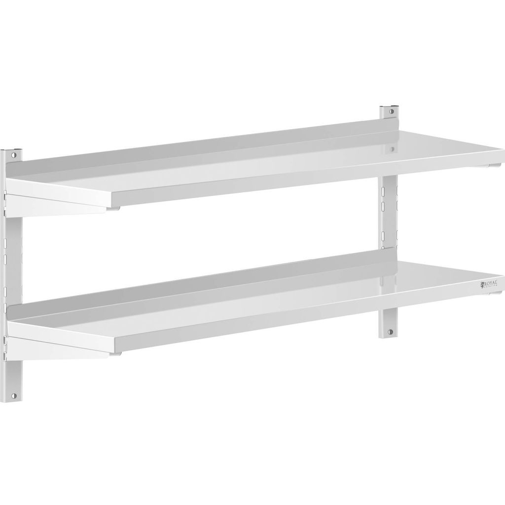 Expondo Royal Catering Wandbord - 2 Ablagen - 40 x 120 cm