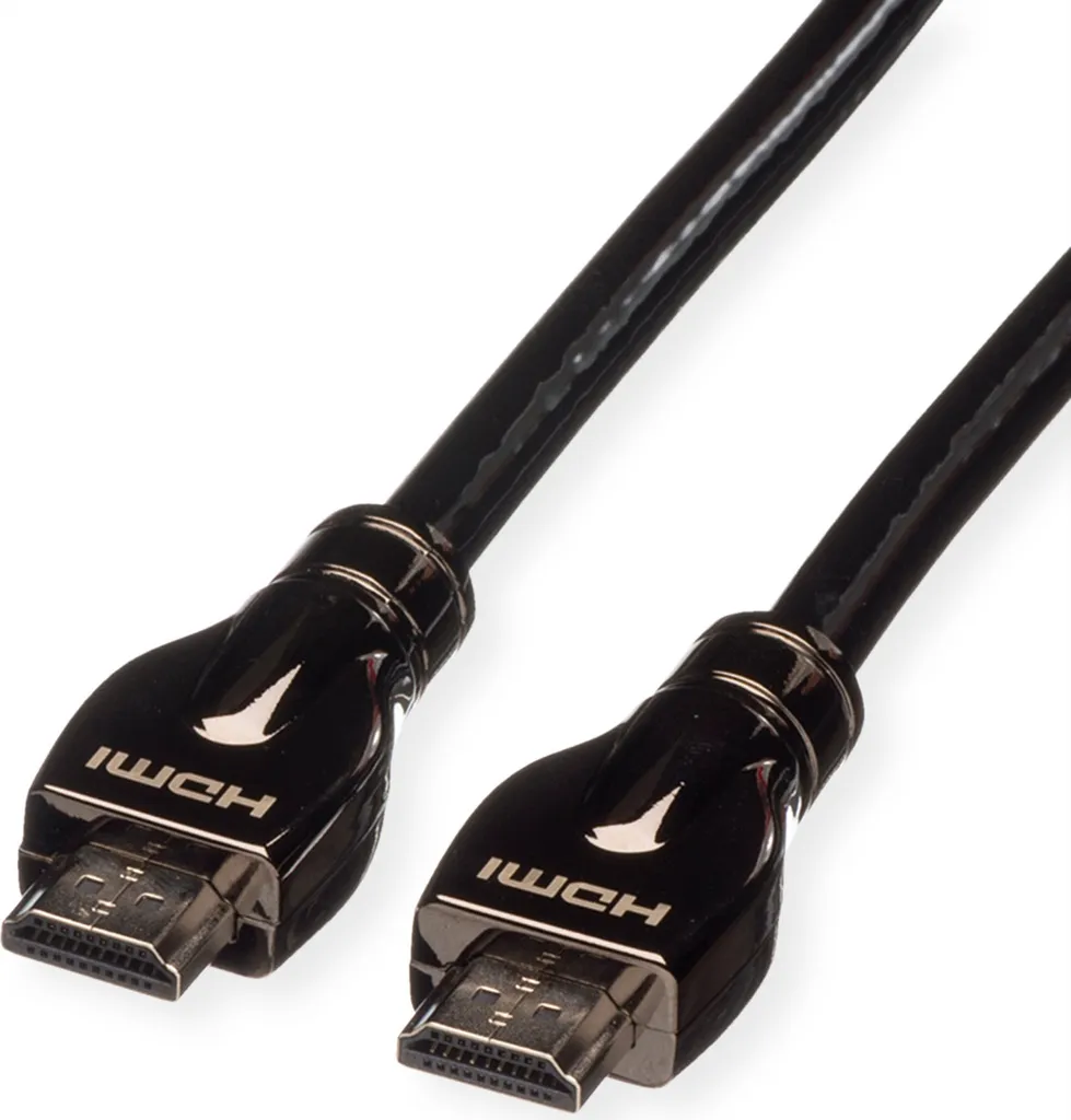 ROLINE Cavo HDMI 4K 7.5 Metri con Ethernet | Ideale Proiettori e Cinema