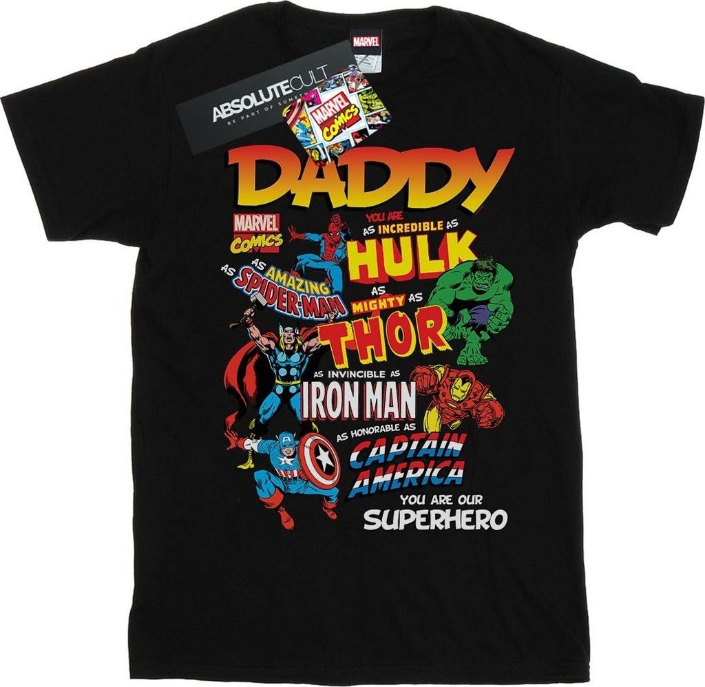 Marvel - Tričko "Our Dad Superhero" pre mužov BI37726 (M) Obrázok produktu 