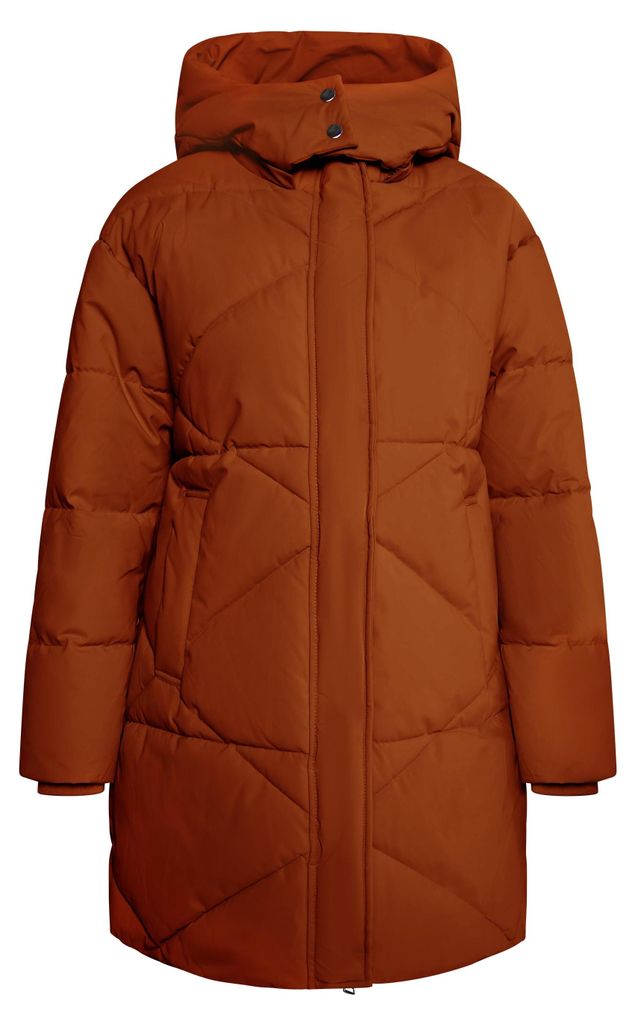 AODA damen steppmantel - braun, M