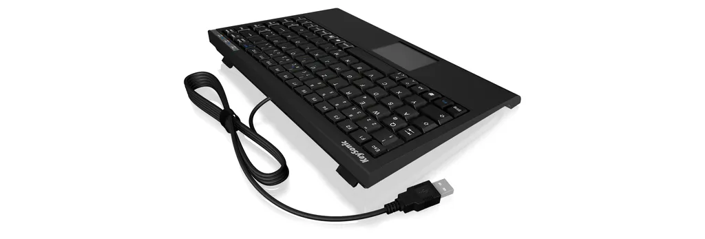 KeySonic ACK-595C+ Clavier Compact USB PS/2 pour Espace Réduit Noir - 17