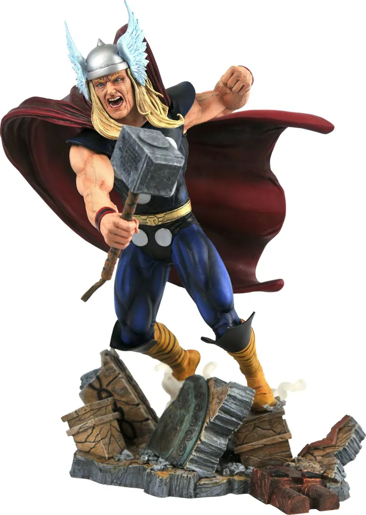 Statue Thor Marvel Gallery 23 cm - Finition PVC Détaillée Diamond Select - 2