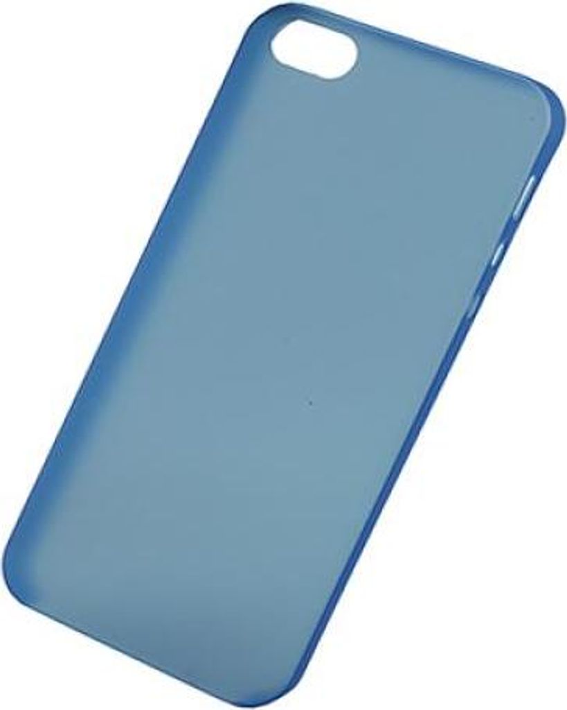 Frost Cover ultra Dünn für Apple iPhone 4/4S blau/transparent