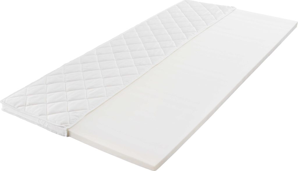 Matratzenauflage 90x200cm Klimafaser Weiß Topper Schoner Bezug Schutz Unterbett