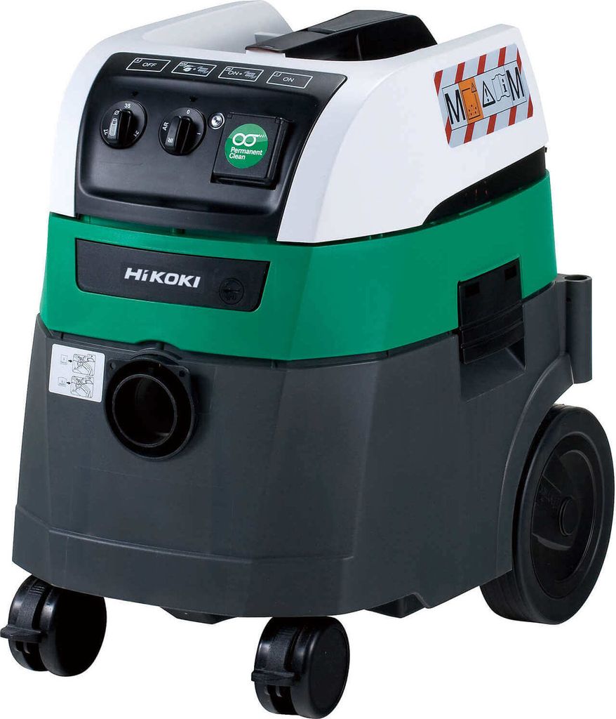 HiKOKI Nass-Trocken-Rüttelsauger RP350YDMWAZ Industriesauger, Staubsauger, Klasse M Sauger, 1200W