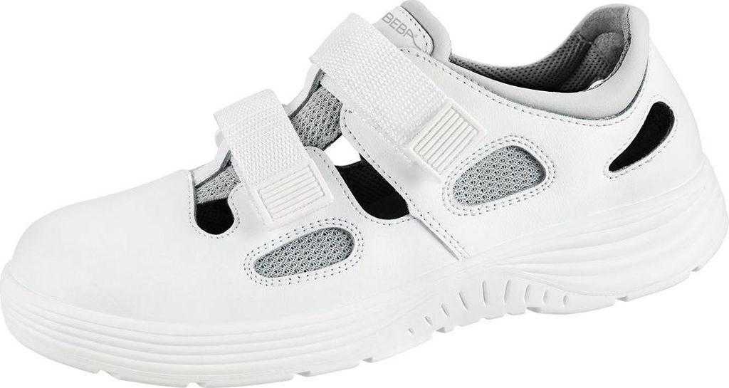 Abeba Berufsschuhe x-light O1 Sandale weiß CE SRC
