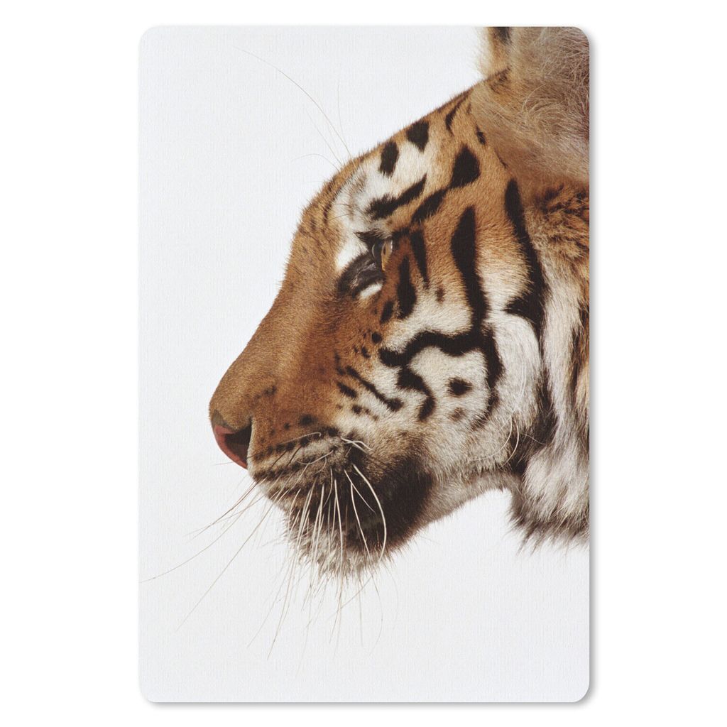 MuchoWow Mauspad Mousepad Tiger - Wilde Tiere - Schnurrhaare 18x27 cm - Mousepads - Maus Mat - Pad - Mausunterlage