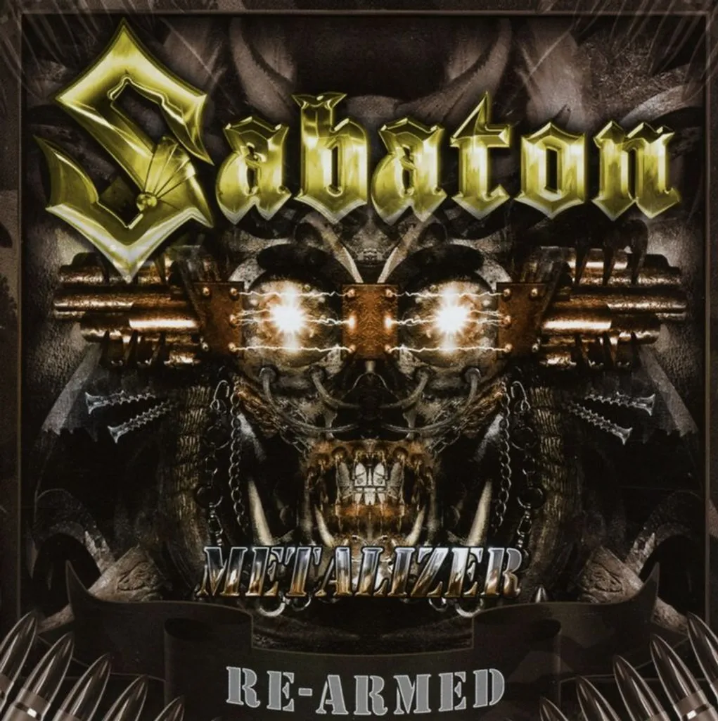 Sabaton Metalizer Album CD Édition Re-Armed pour les Fans de Heavy Metal