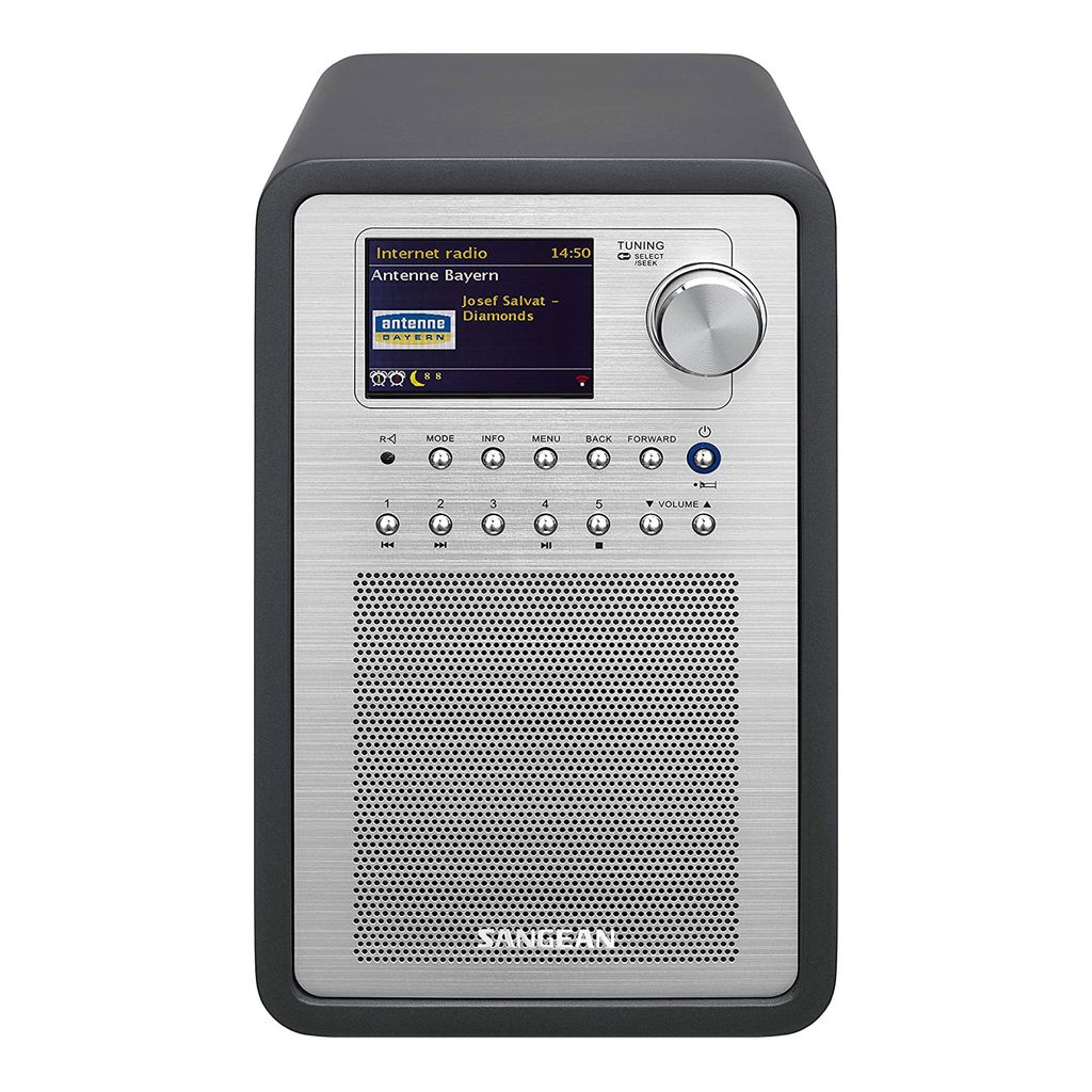 Sangean WFR-70 Internetradio, Farbe:Silber/Anthrazit Produktbild 