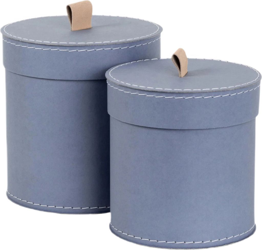 Bigso Leonore bleu Boîte de rangement Set 2 pièces Image du produit 