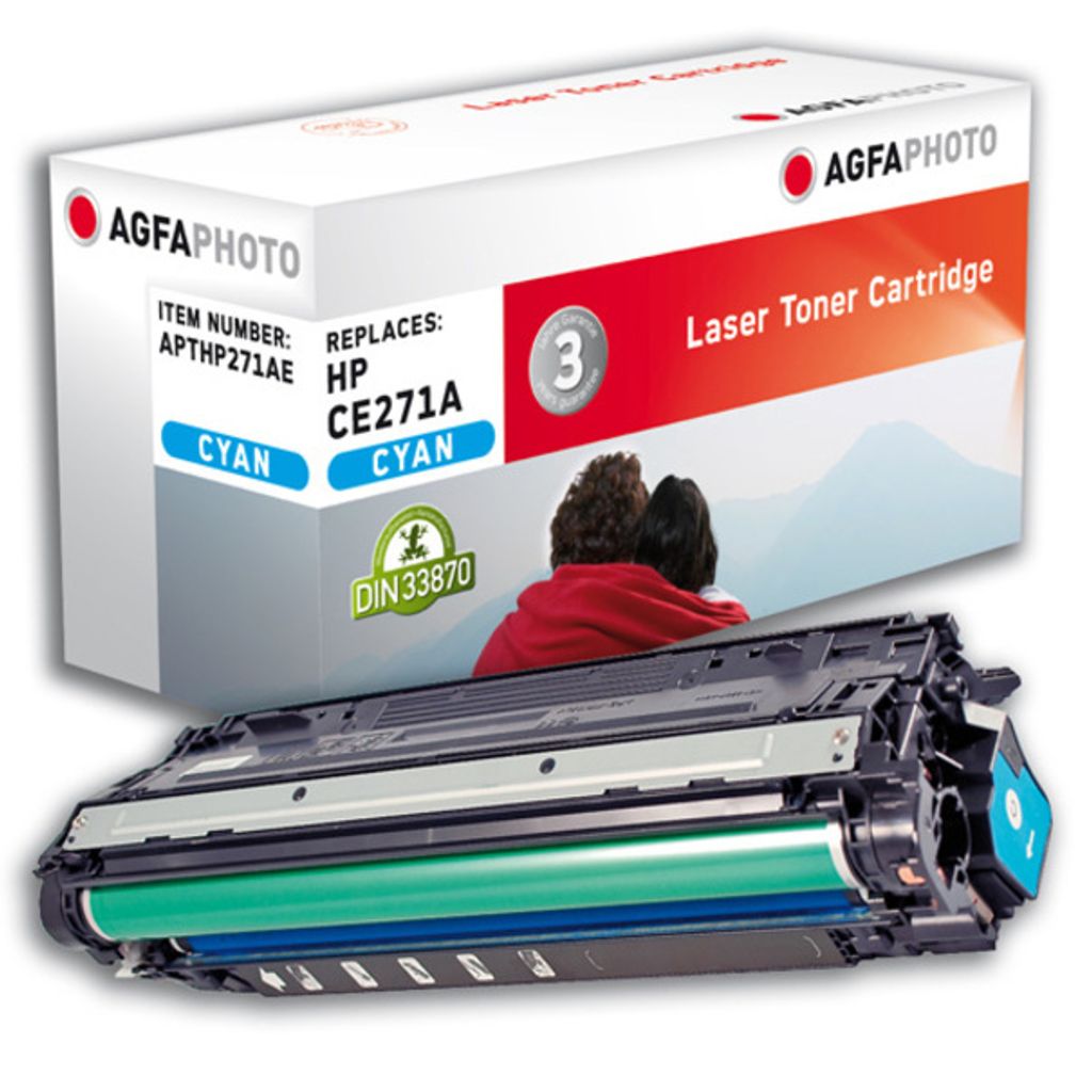 AgfaPhoto Toner APTHP271AE ersetzt HP CE271A 650A CY