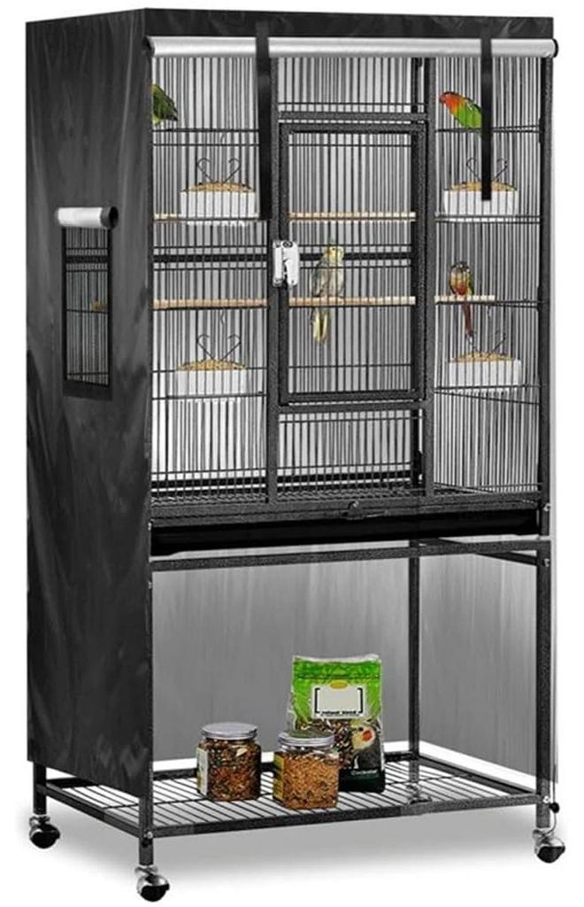 Kryt na klec pro ptáky, velký, 97 x 60 x 130 cm – Obrázek produktu 