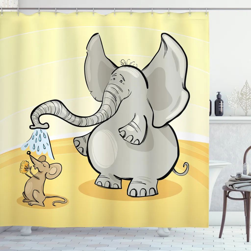 Rideau de Douche Opaque et Étanche contre les Moisissures 175 x 240 cm