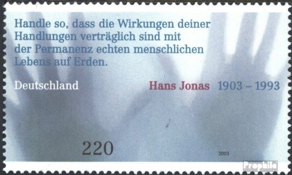 Briefmarken BRD (BR.Deutschland) 2003 Mi 2338 (kompl.Ausg.) FDC Jonas