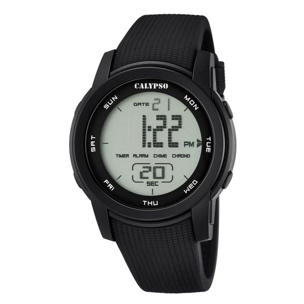 Calypso Uhr Digitaluhr by Festina K5698/6 Armbanduhr schwarz