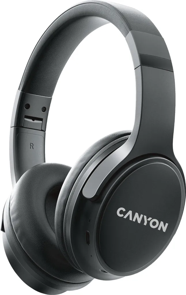 Casque sans fil Canyon OnRiff 4 Bluetooth 5.3 avec micro et USB-C noir