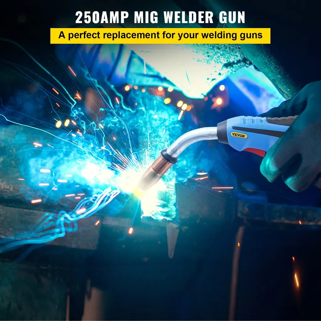 Torche MIG 250 Amp Miller 169598 M25 robuste avec faisceau de 4,5m