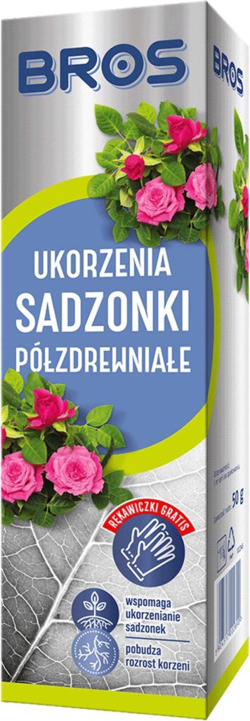 Ukorzeniacz do Sadzonek Półzdrewniałych BROS 50g – Zdjęcie produktu 
