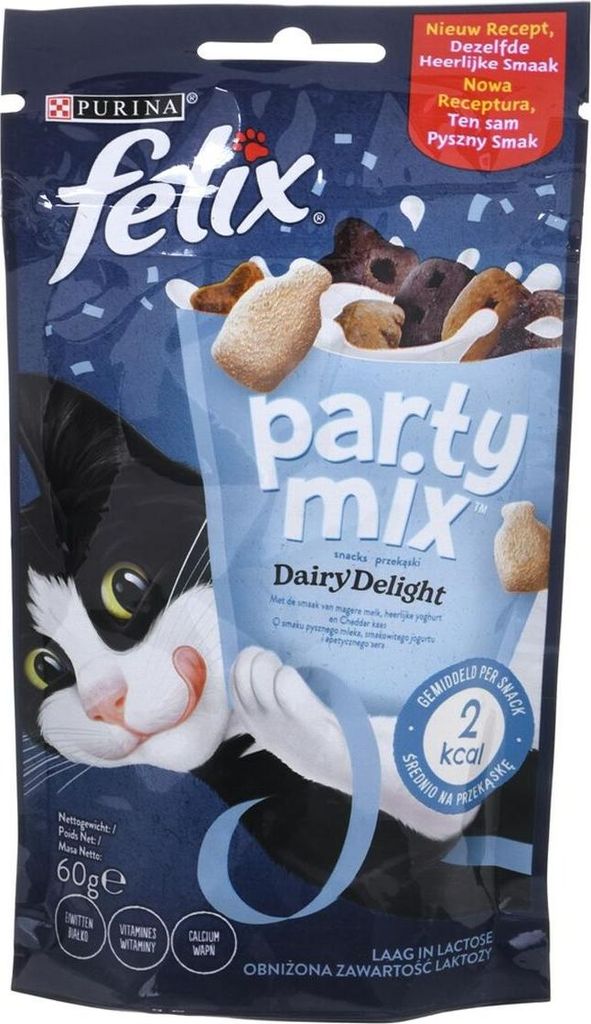 FELIX Party Mix Dairy Delight - Katzenleckerli - 60g