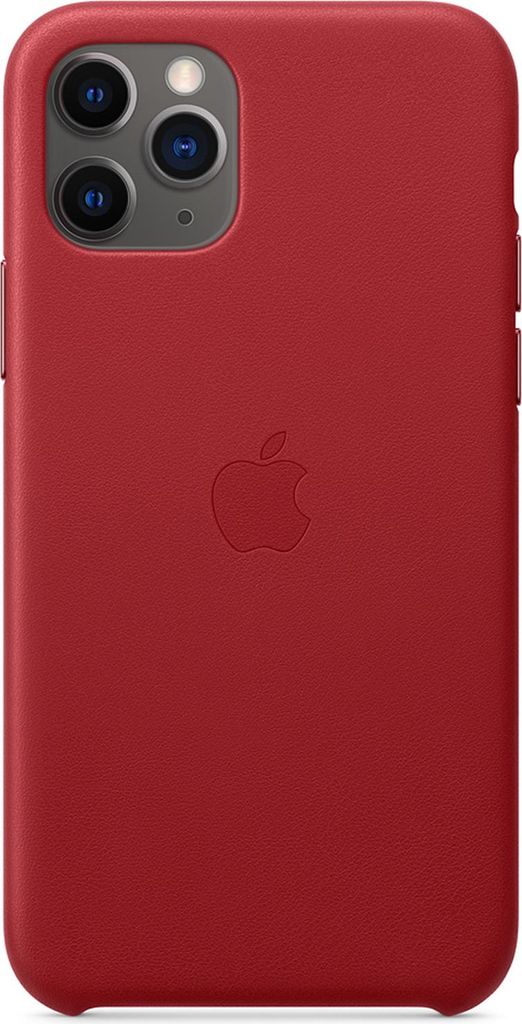 Apple Leather Backcover dla Apple iPhone 11 Pro - czerwony Zdjęcie produktu 