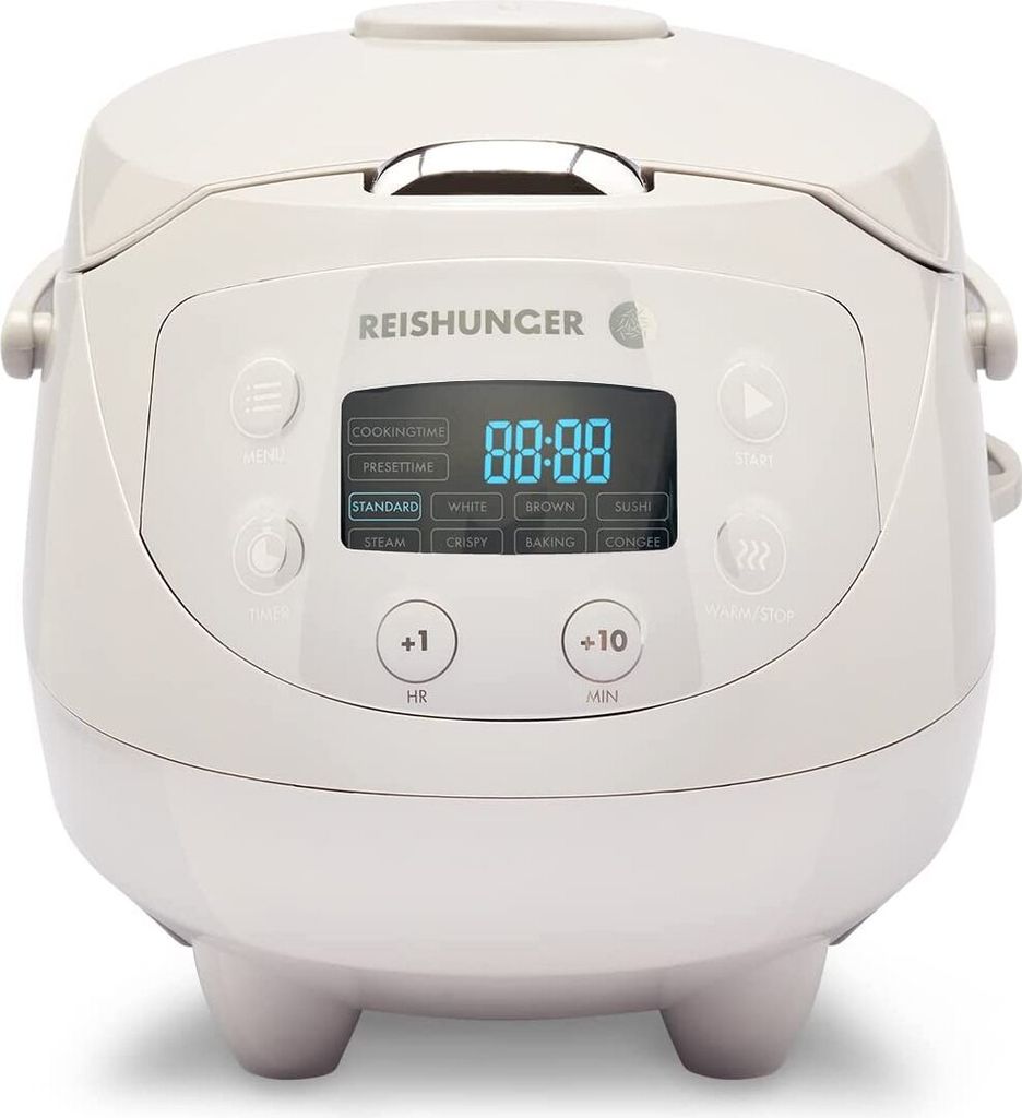 REISHUNGER Digitaler Reiskocher klein, grau - 0,6 L bis 3 Produktbild 