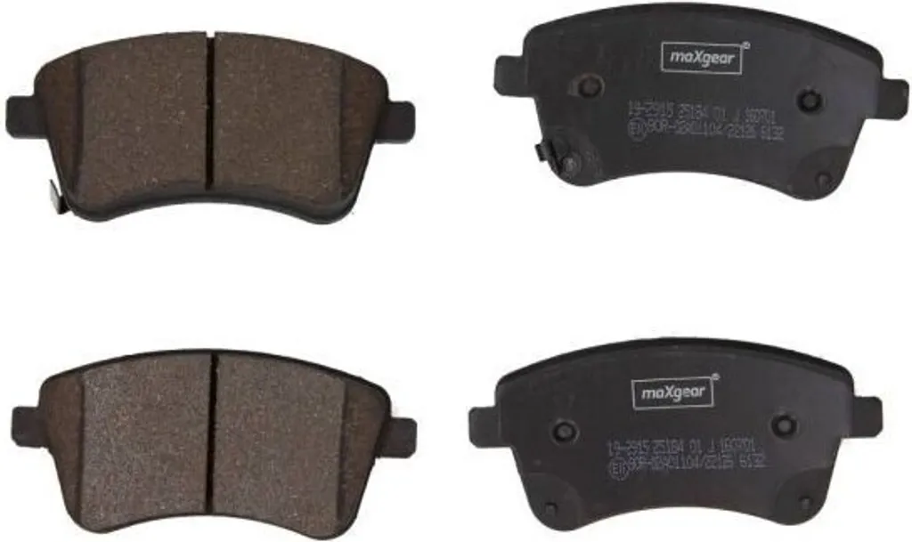 Plaquettes de frein pour Kia Venga (YN) - Réparation kit Maxgear 19-2915