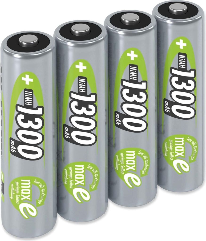 1x4 Ansmann maxE NiMH batterie rechargeable Mignon AA 1300 Image du produit 