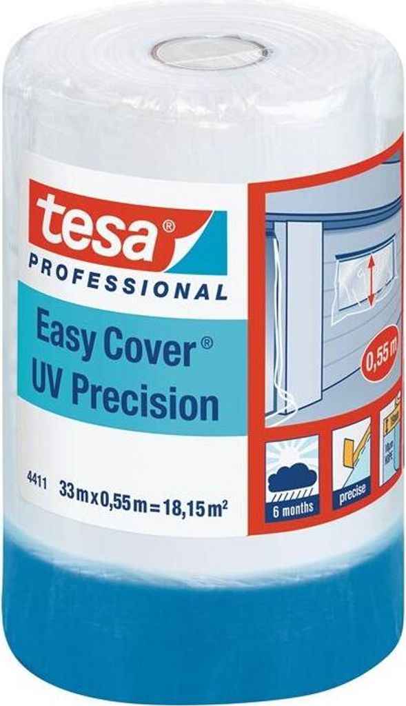 Folienband Easy Cover 4411 UV Präzision Plus L.33m B.550mm Rl.