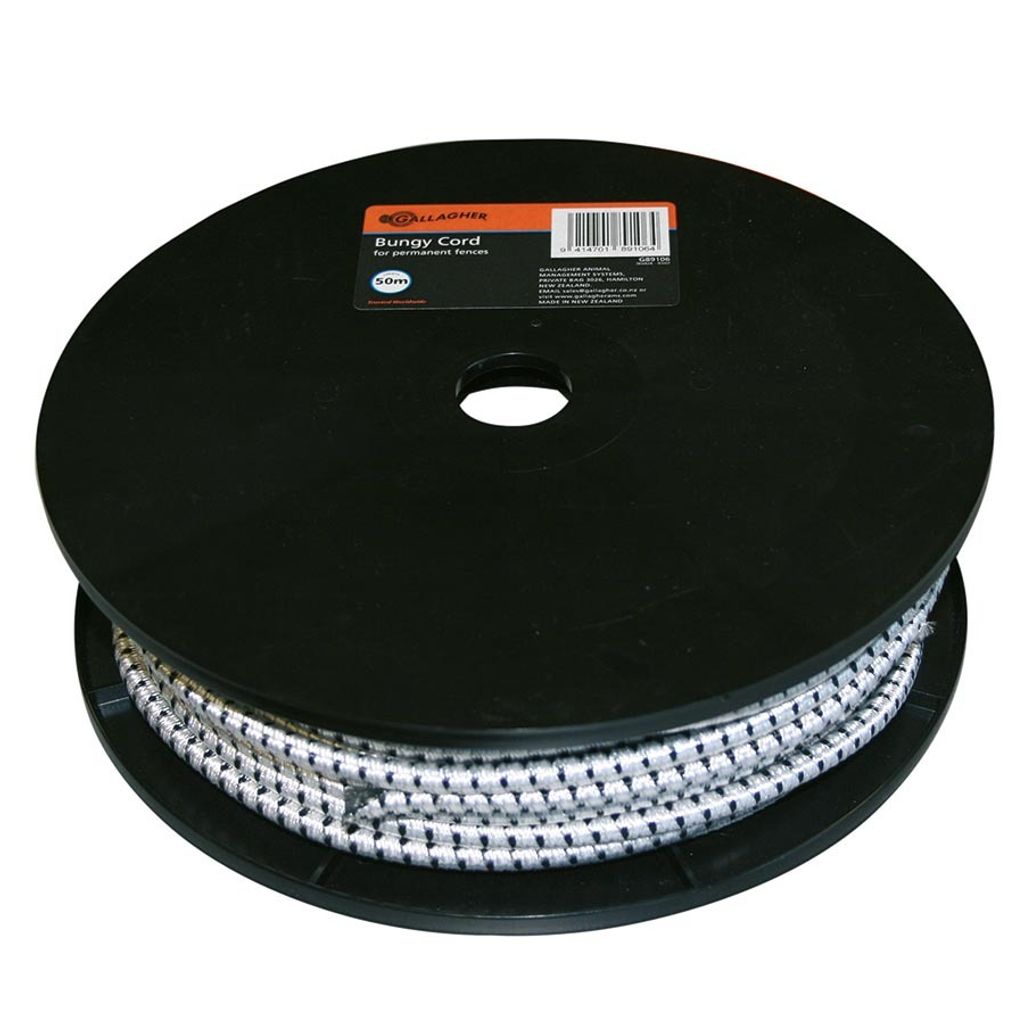 Gallagher Elastisch Cord (Wit) - 50 Meter
