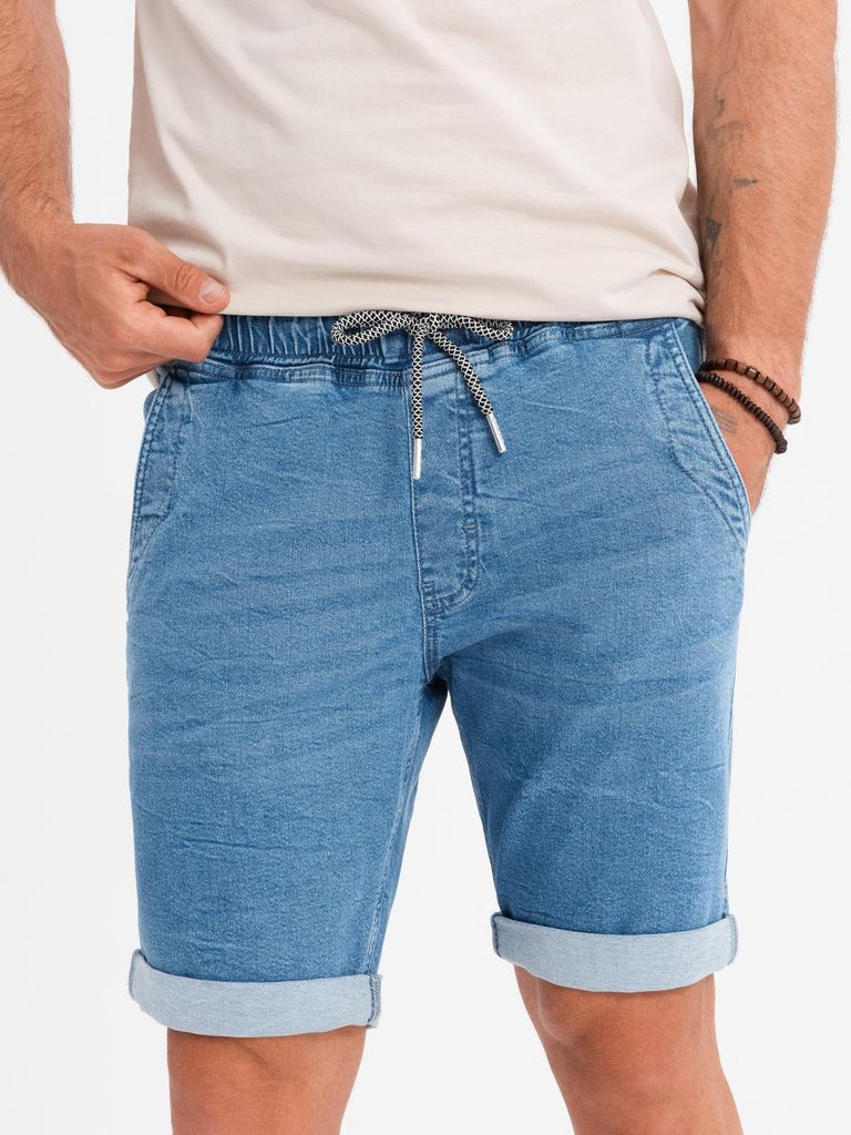 Ombre Shorts aus Denim für Männer hellindigo S