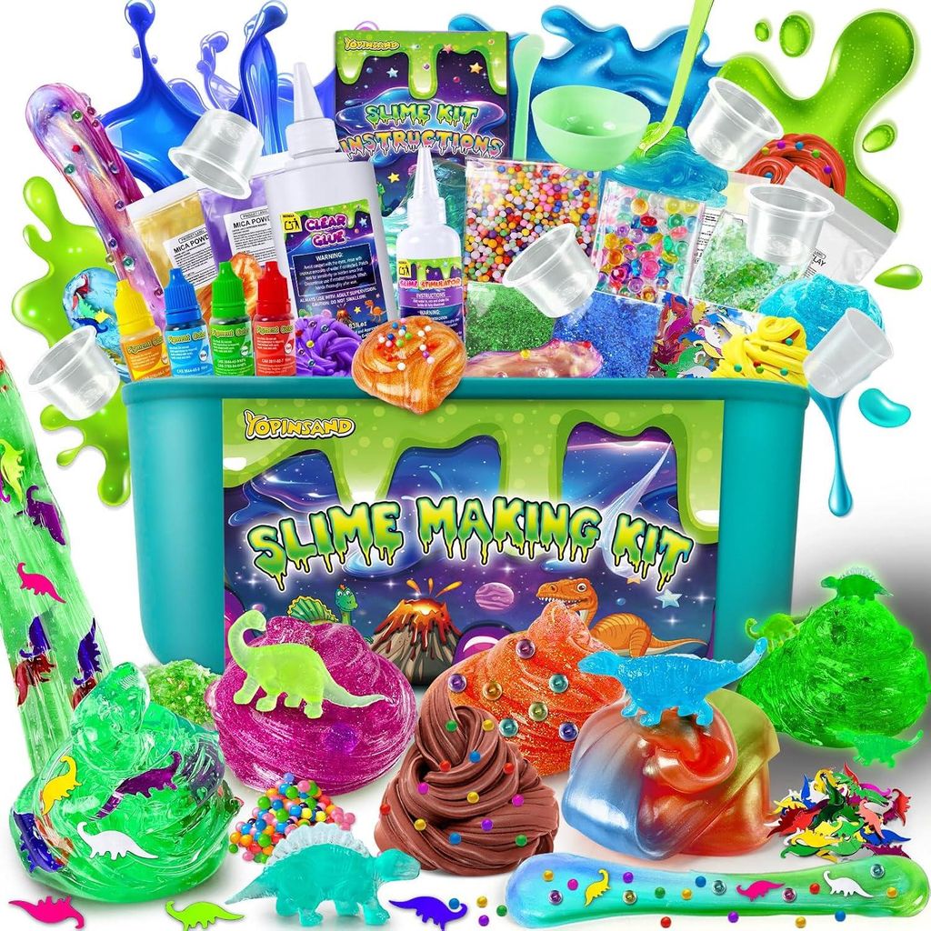 Inosaurus slijm maken - Galaxy & glow in the dark slime Productafbeelding 